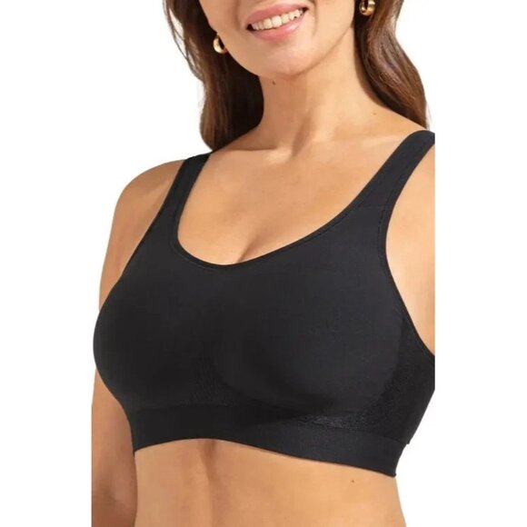 Shapermint Essentials Daily Comfort Wireless Shaper Bra Black 4Xl A473545 - Picture 1 of 1